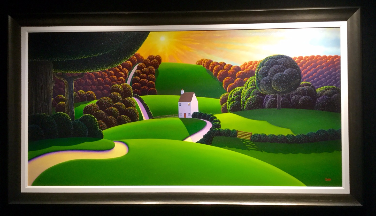 Sunburst by Paul Corfield, Naive | Landscape