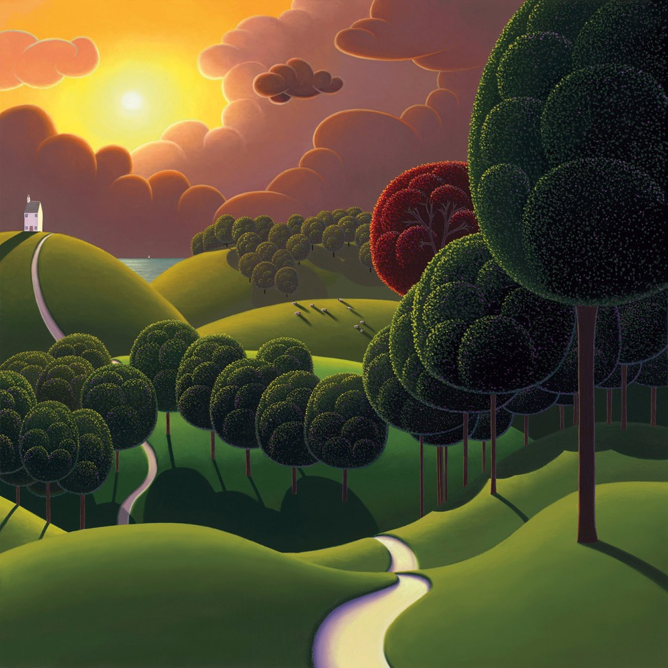 The Coastal Trail by Paul Corfield, Sea | Water | Landscape