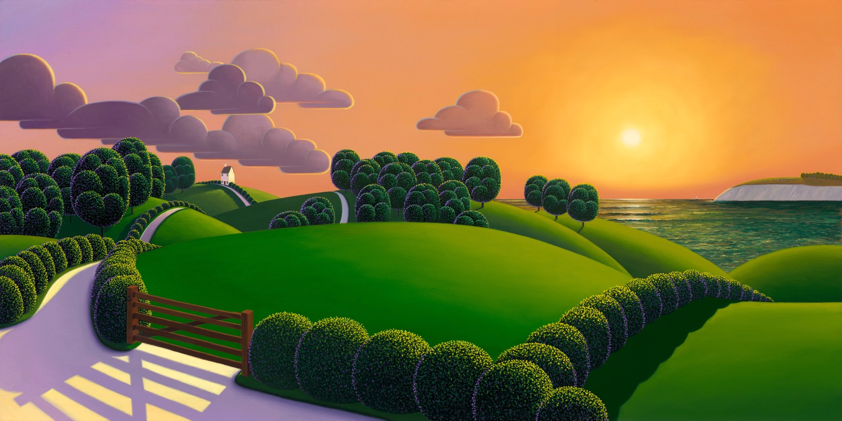 Closing of the Day by Paul Corfield, Landscape