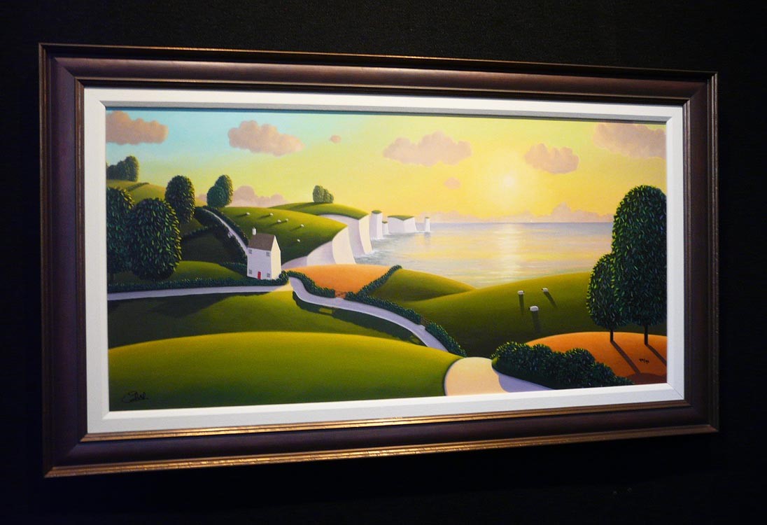 Chalk Cliffs by Paul Corfield, Sea | Landscape | Water | Rare