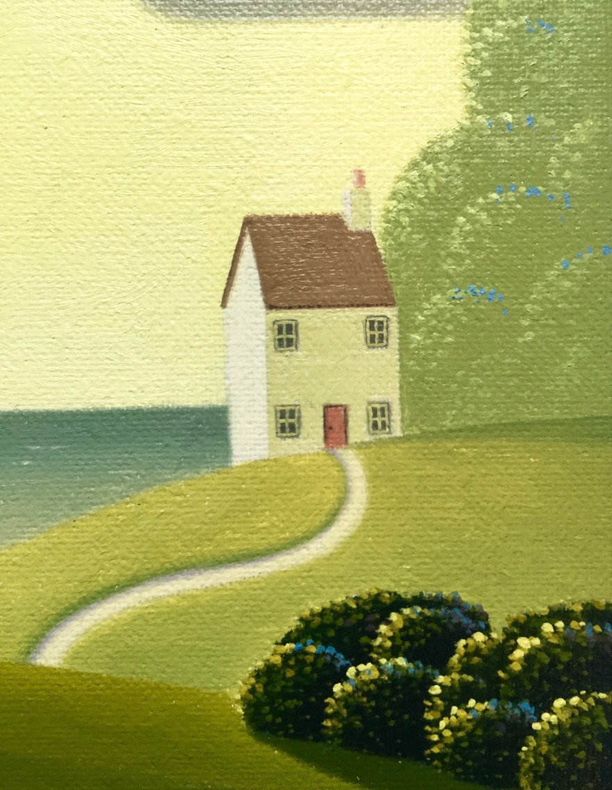 Emerald Mist by Paul Corfield, Landscape | Naive