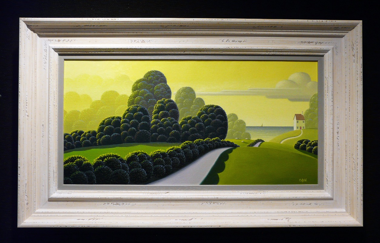 Emerald Mist by Paul Corfield, Landscape | Naive