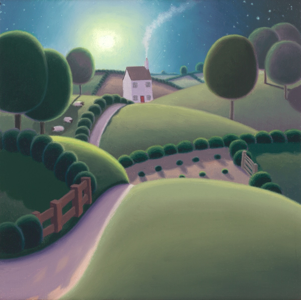 The Way Home by Paul Corfield, Landscape | Abstract