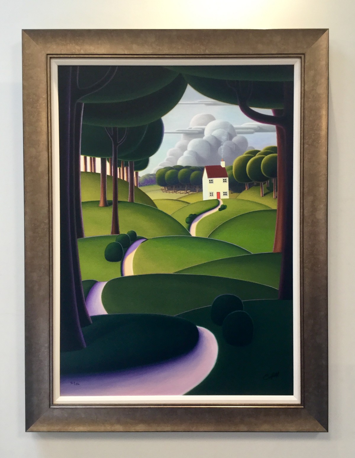 Secluded Retreat by Paul Corfield, Naive | Landscape