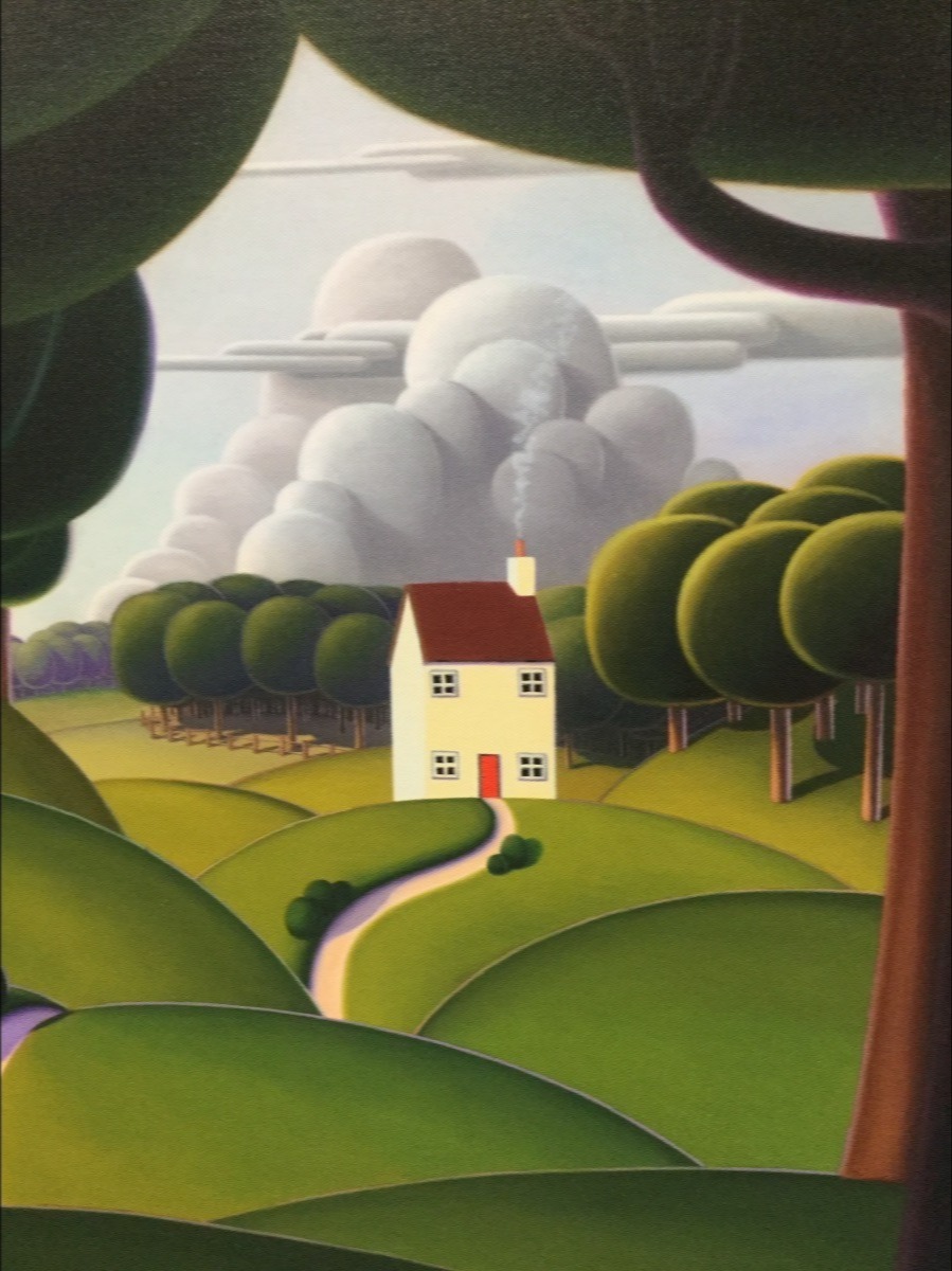 Secluded Retreat by Paul Corfield, Naive | Landscape