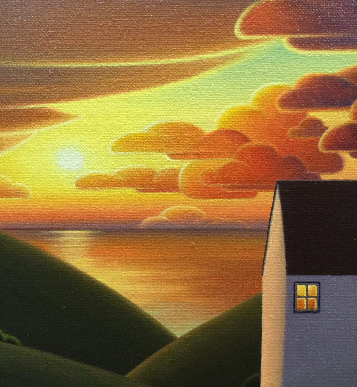 Summer Nights by Paul Corfield, Landscape