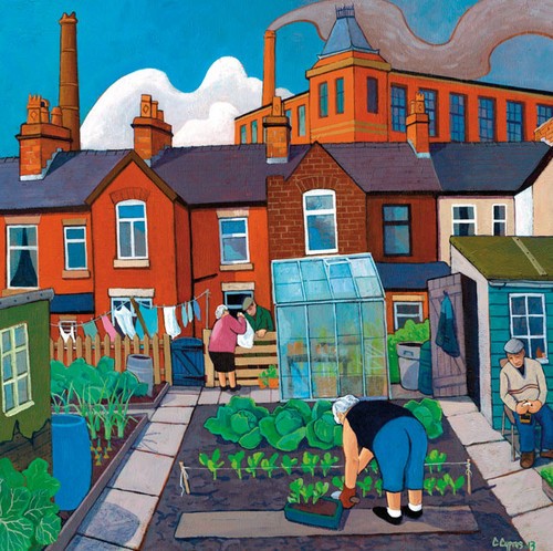 Back Street Gardeners by Chris Cyprus, Cards