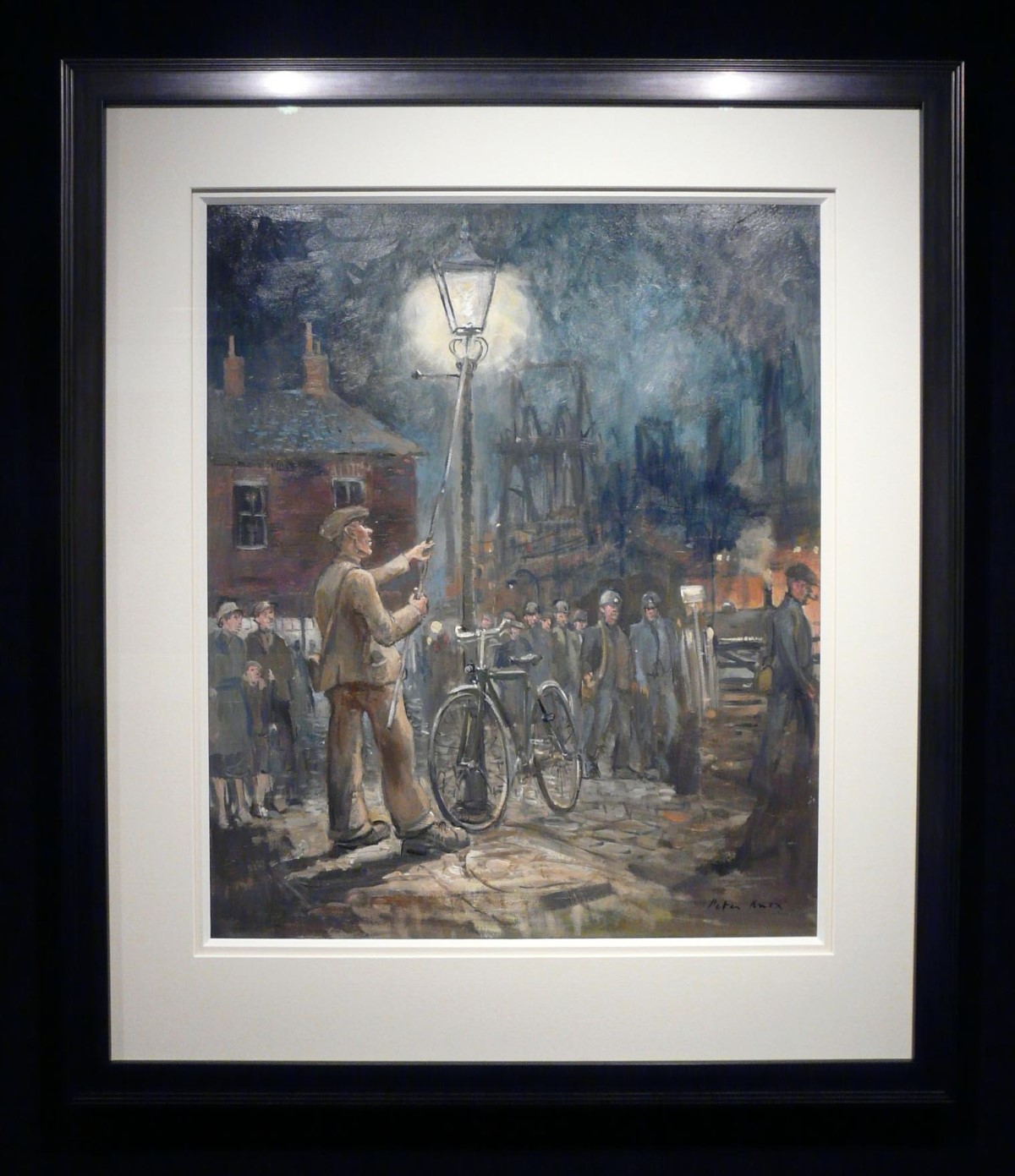 Lamplighter Mining Town by Peter Knox, Nostalgic | Northern | Figurative